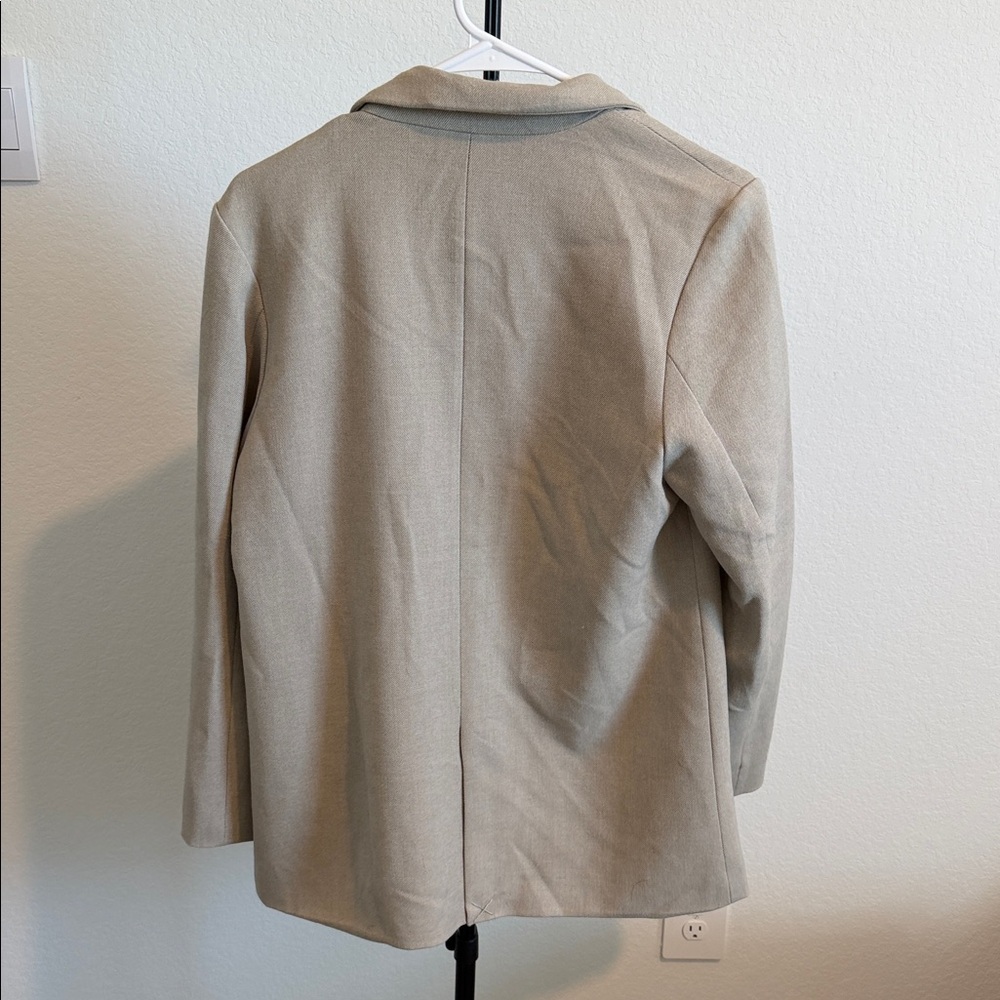 American Eagle Outfitters Women's Light Tan Blazer - Picture 5 of 6
